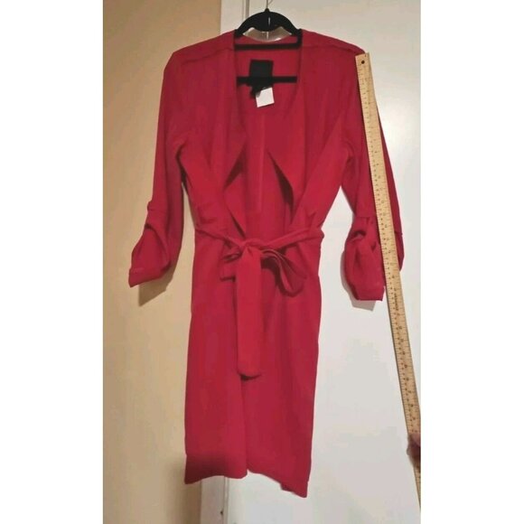 ALT Elena Gilbert 500 Maison Cinqcent Cardigan Women S Fuchsia Pink Quiet Luxury - Picture 8 of 9